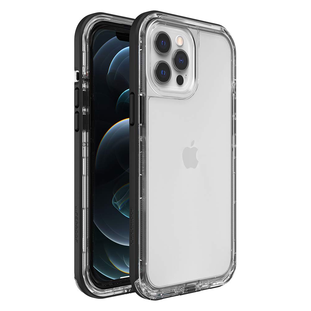 LifeProof Next Series Waterproof Case for iPhone 12 Pro Max - Black Crystal Clear Protective Cover (24 Pack) | Shockproof & Drop Protection for Outdoor, Sports & Daily Use
