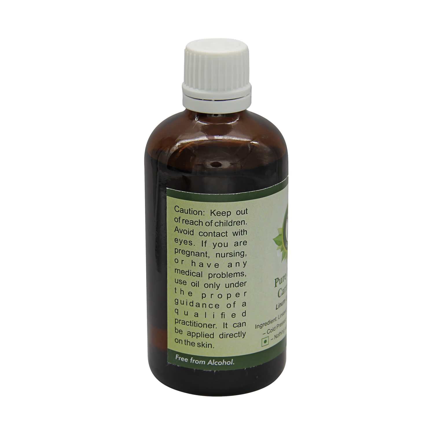 100% Pure Natural Cold Pressed Linseed Oil (Linum Usitatissimum) - 2 x 100ml Pack by R V Essential - Perfect for Cooking, Painting, Hair Care & Wood Finishing