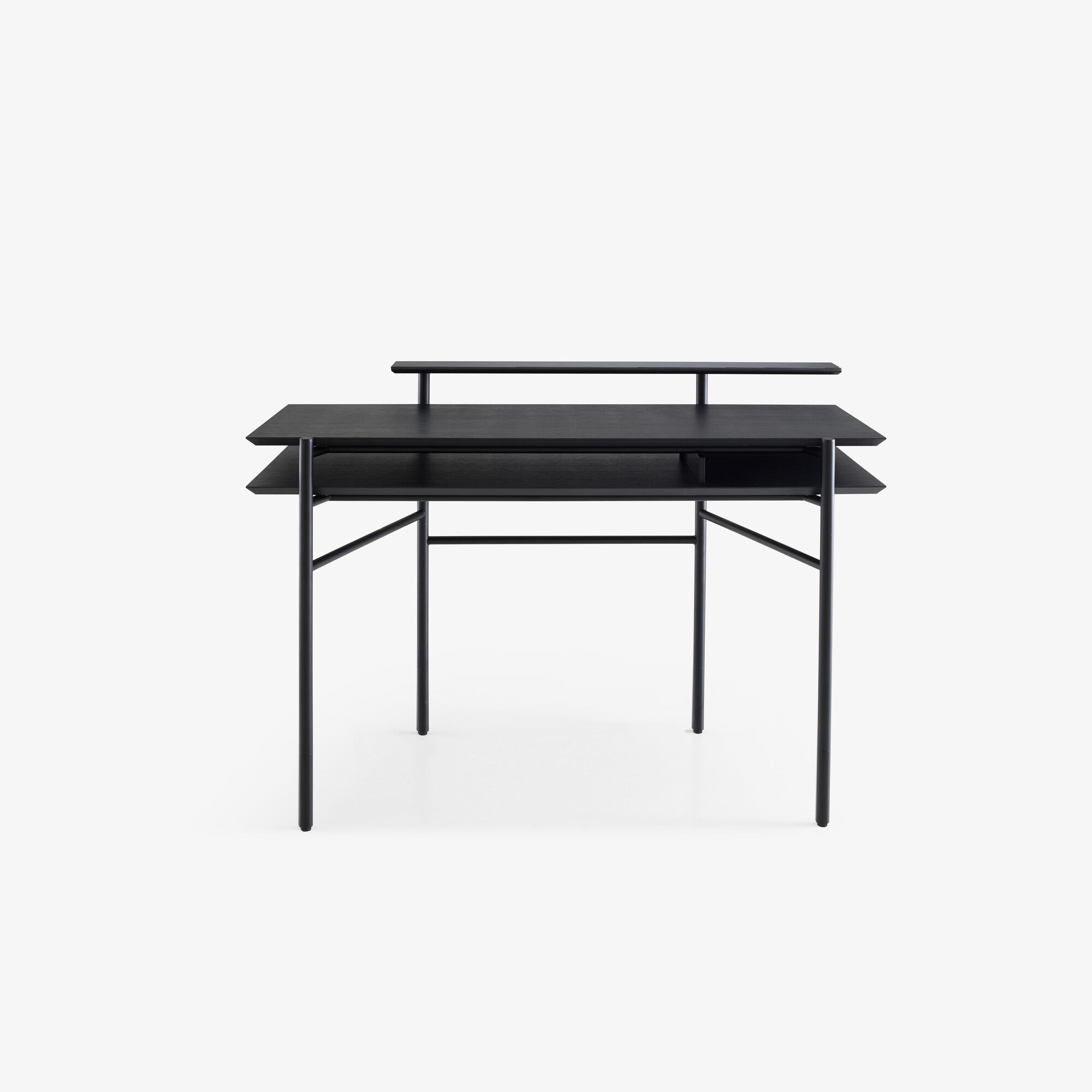 Modern Wooden Clyde Desk - Home Office Desk with Storage Drawer, Study Writing Table for Small Spaces | Perfect for Remote Work, Online Classes & Crafting