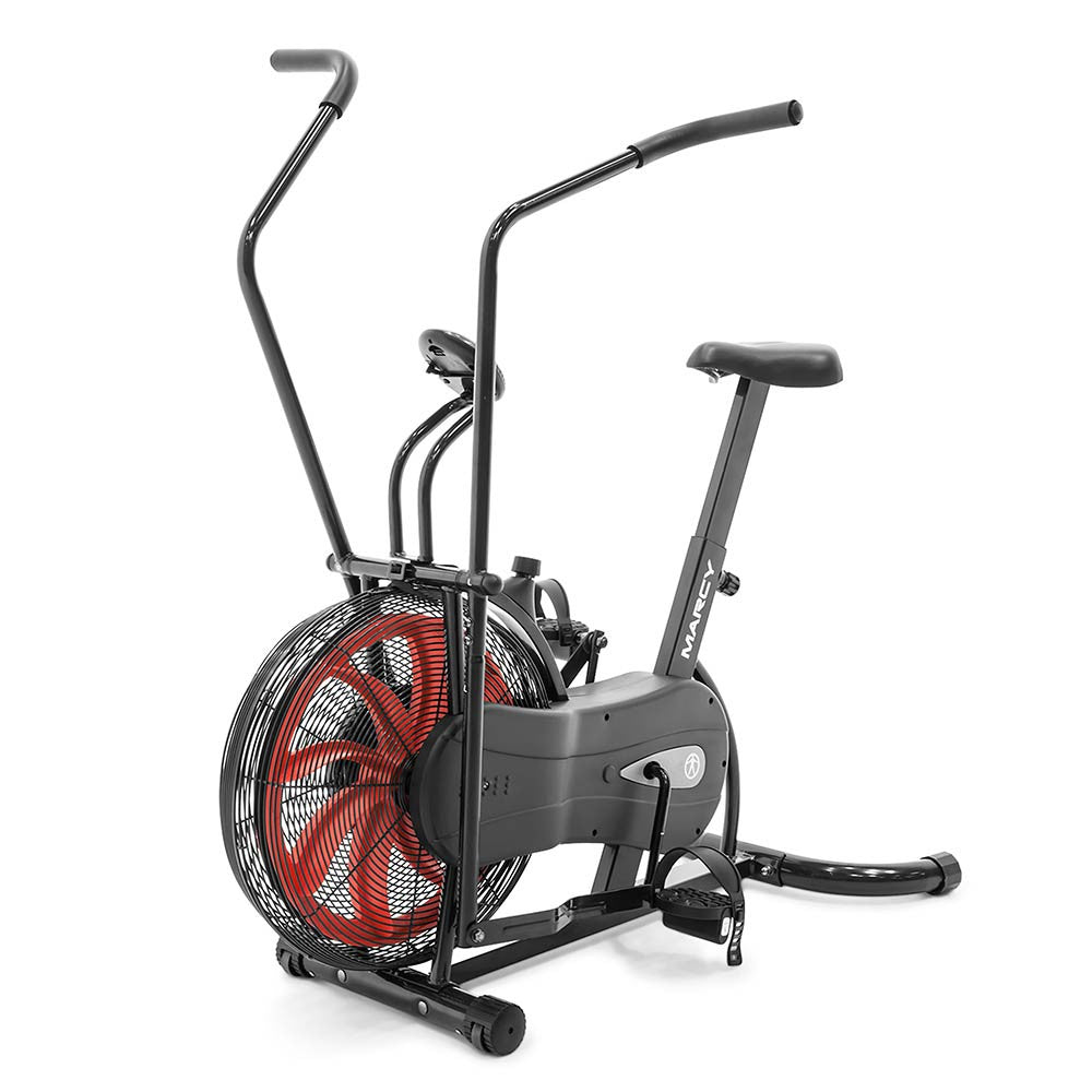 Marcy Fan Bike NS 1000 - Exercise Bike for Home Workouts, Cardio Training & Indoor Cycling - Perfect for Small Spaces & Home Gym Fitness