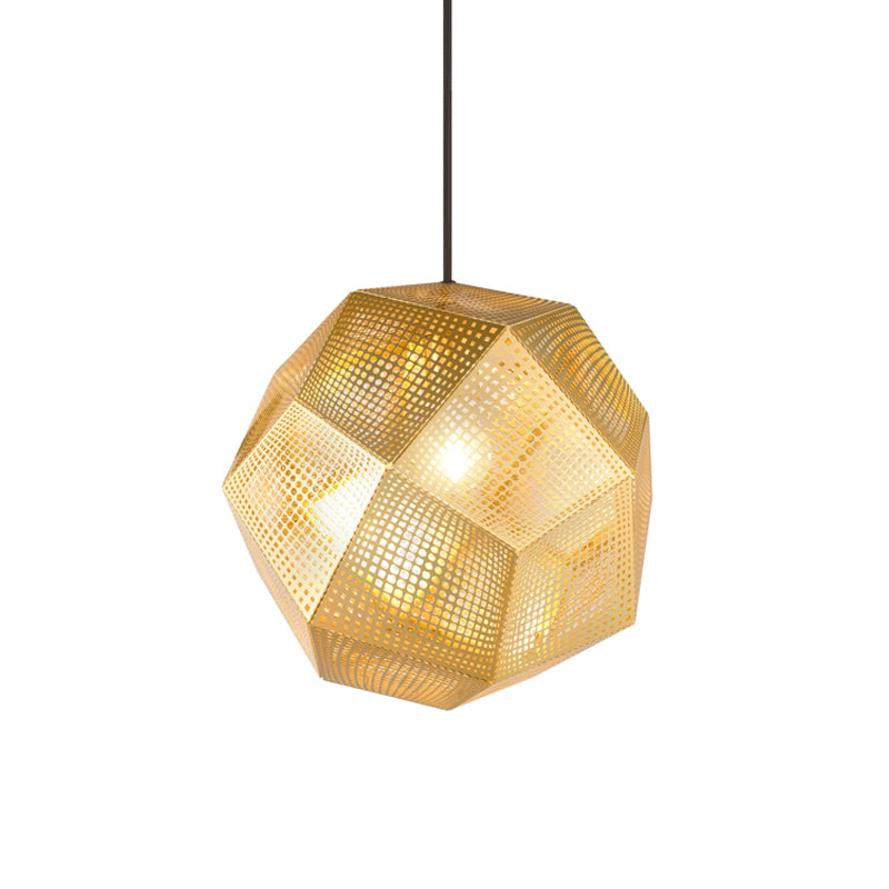 Modern Etch Pendant Light - Handcrafted Glass Shade with Adjustable Hanging Cord - Perfect for Kitchen Island, Dining Room & Bedroom Lighting Decor