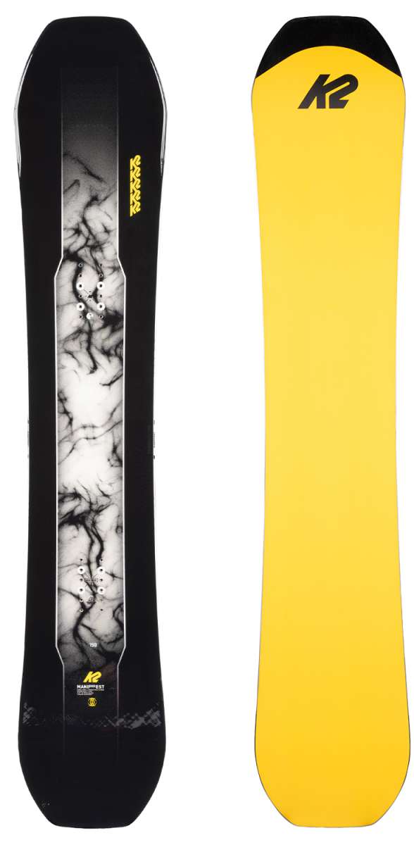 2022 K2 Manifest Snowboard - All-Mountain Freestyle Snowboard for Men & Women | Perfect for Powder, Park & Backcountry Riding