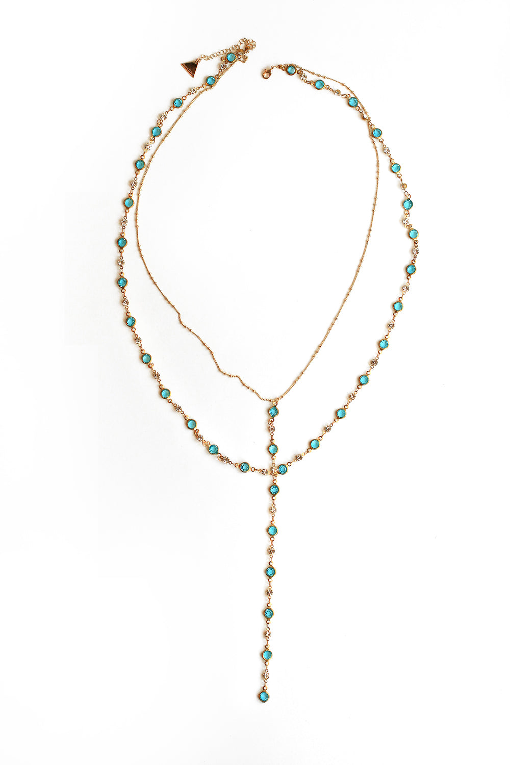 Elegant Double Y Necklace in Blue - Perfect for Everyday Wear, Gifts & Special Occasions