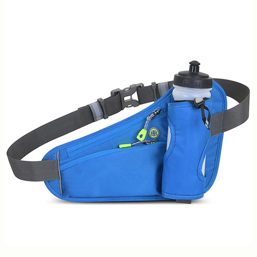 BDYCZ Running Waist Bag with Water Bottle Holder - Lightweight Sports Fanny Pack for Men & Women - Perfect for Hiking, Cycling, Camping & Fitness Activities