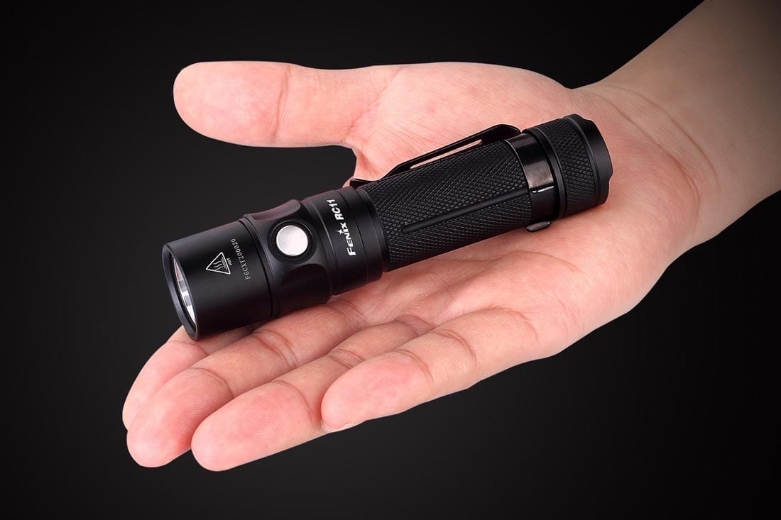 Fenix RC11 Rechargeable Flashlight - 1200 Lumens, USB-C Charging, Waterproof LED Torch for Camping, Hiking & Emergency Use (Discontinued Model)