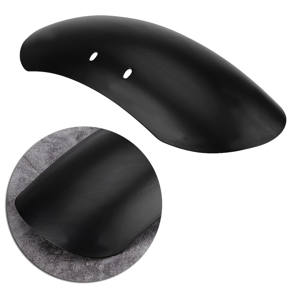 Universal Motorcycle Short Front Mud Flap - Fits Harley Davidson Forty Eight XL1200X & XL1200 (2010-2017) | Durable Wheel Fender Cover for Motorcycle Protection | Perfect for Street Riding and Wet Weather Conditions