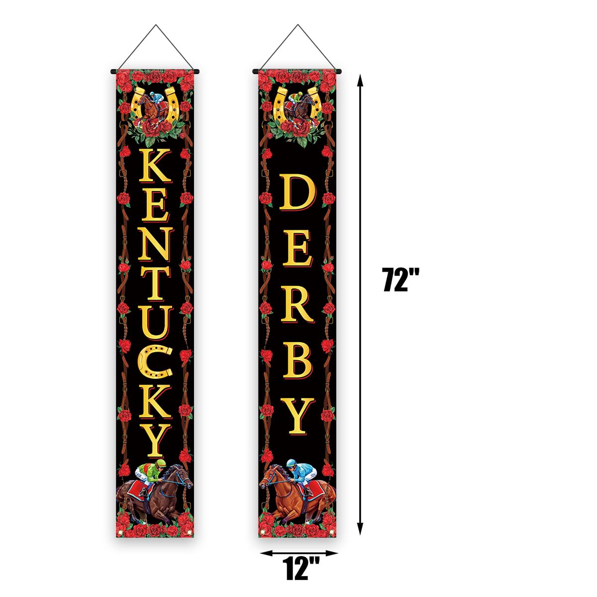 Kentucky Decorations & Party Supplies - Kentucky Themed Door Cover, Banner & Home Decor for Derby Parties, Tailgates & Southern Celebrations