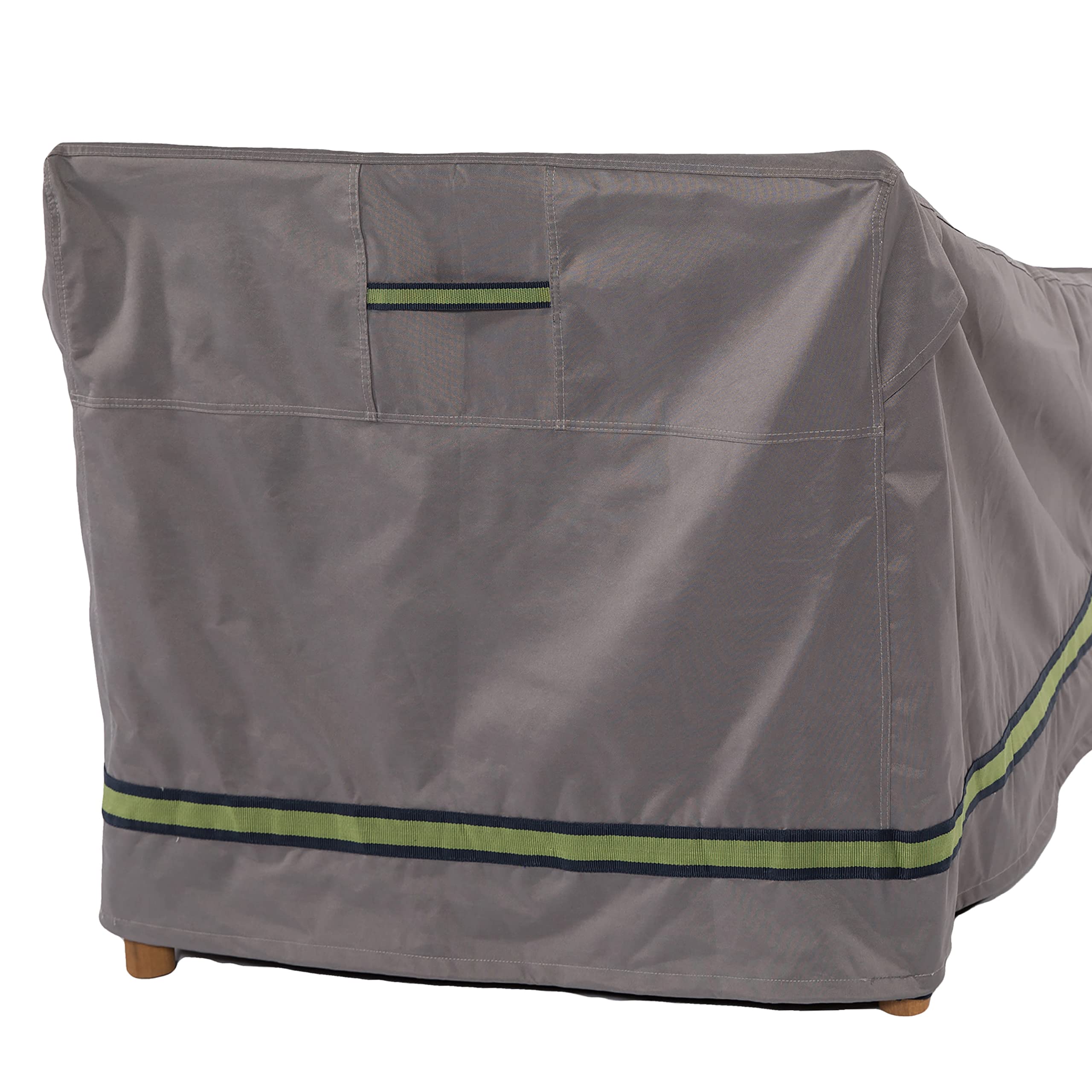 Duck Covers Soteria Waterproof 74 Inch Patio Chaise Lounge Chair Cover - Heavy Duty Outdoor Furniture Protection for All Weather - Perfect for Poolside, Deck, Garden & Backyard Use