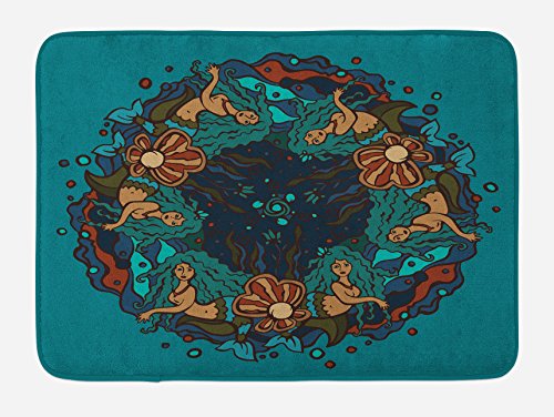 Teal Red Cream