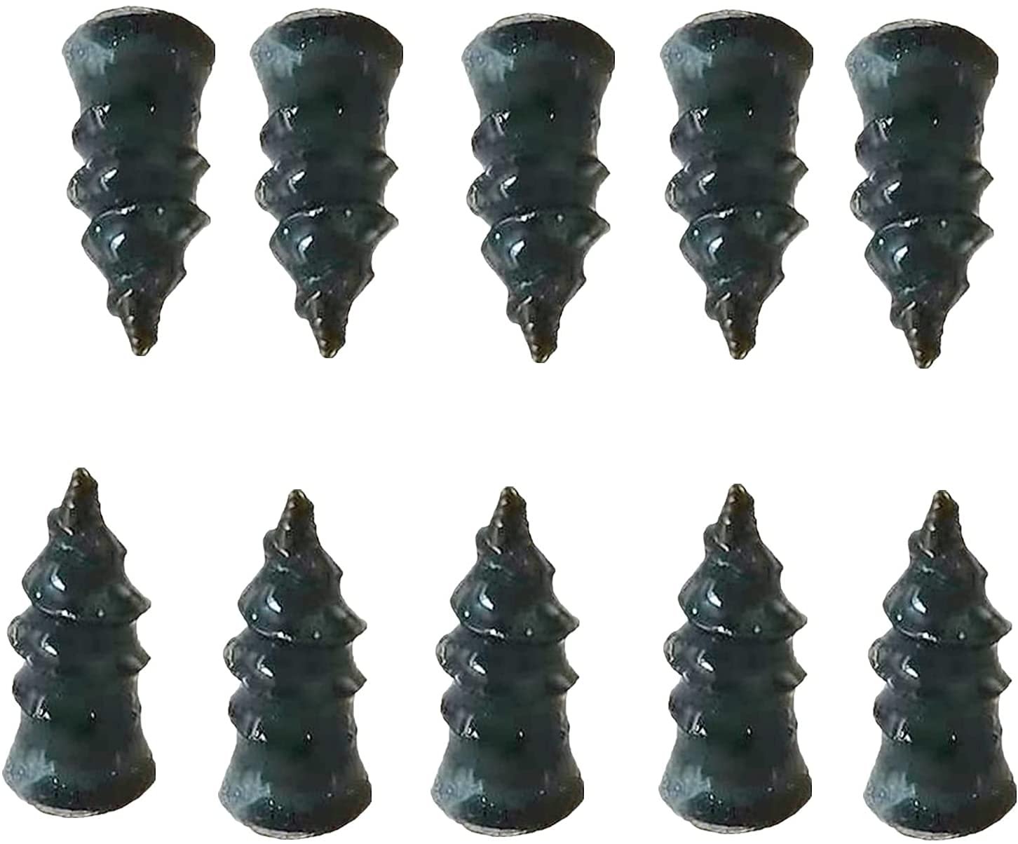 Tubeless Tire Repair Kit - 10pcs Mushroom Plugs & Push Pin Rivets for Motorcycle & Car Tires | Puncture Repair Nails for Vacuum Seal | On-Road Emergency Tire Fix for Bikes, Scooters & Automobiles