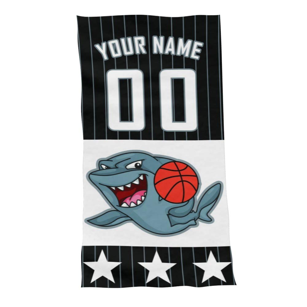 Custom Basketball Beach Towels - Personalized with Names & Numbers for Pool, Gym Gifts