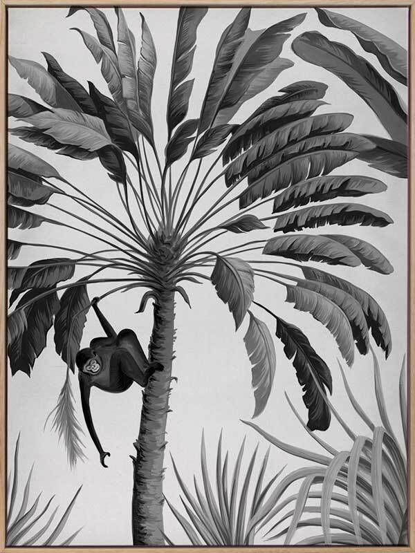 Dominica II Canvas Art Print - Tropical Island Landscape Wall Decor for Living Room, Bedroom & Office - Perfect for Home & Office Decor