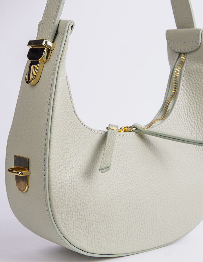 Josette Lt. Green Genuine Leather Handbag - Stylish & Durable Women's Crossbody Bag for Work, Travel & Everyday Use