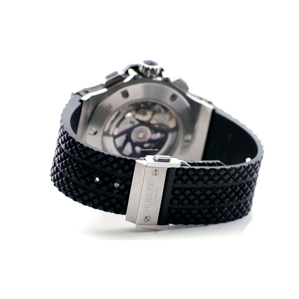 Hublot Big Bang Men's Automatic Chronograph Watch - Stainless Steel Case & Rubber Strap - Luxury Sports Watch for Men - Perfect for Business, Casual & Special Occasions