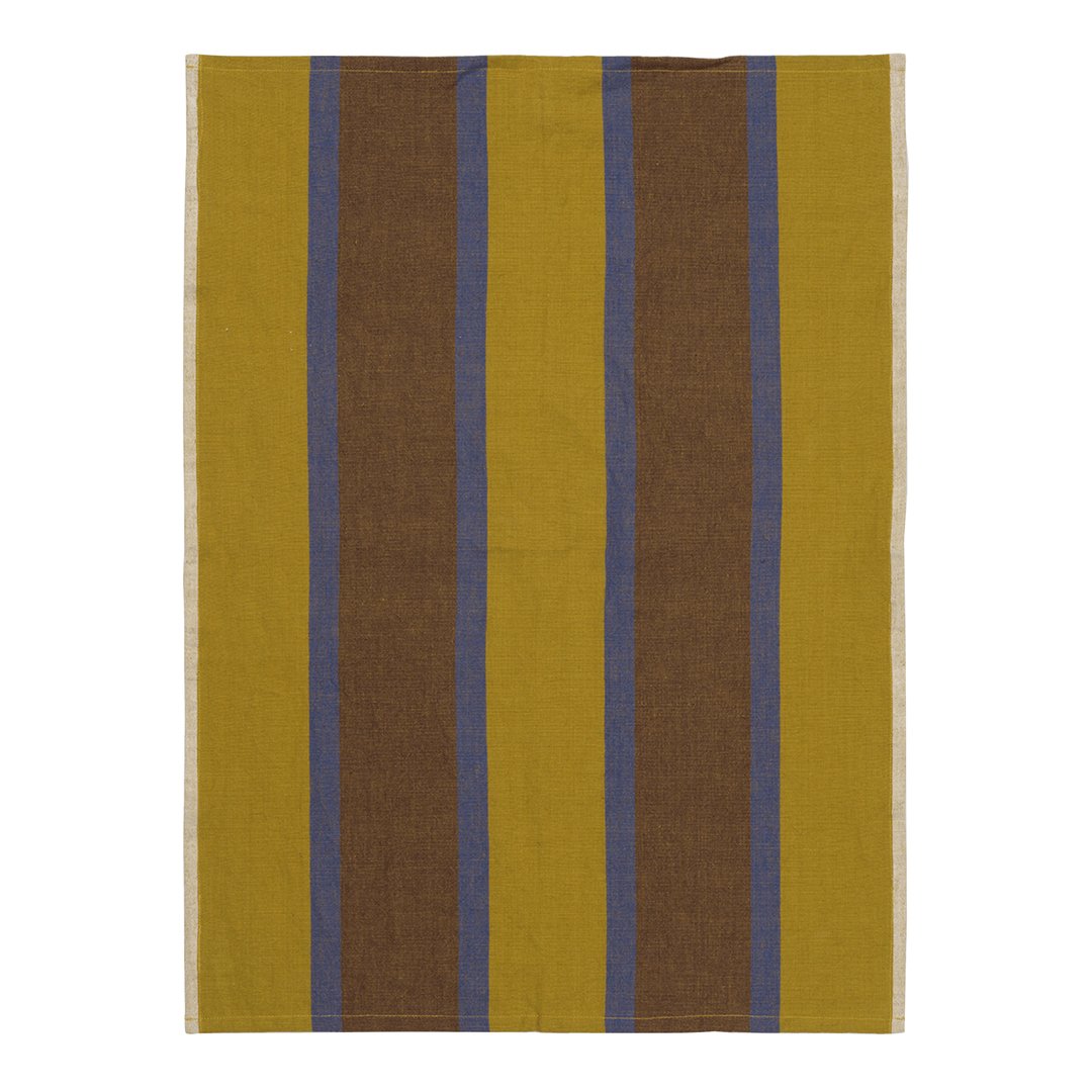 Ferm Living Hale Tea Towel - Premium Cotton Kitchen Towel for Drying Dishes, Cleaning & Decor - Perfect for Modern Kitchens & Home Decor