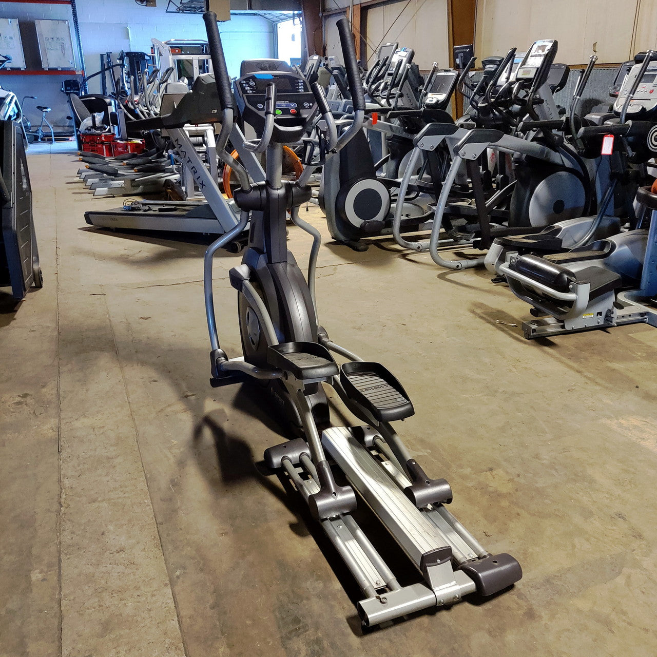 Spirit Fitness CE800 Elliptical Machine - Low Impact Cardio Trainer for Home Gym, Full Body Workout Equipment with LCD Monitor | Perfect for Small Spaces & Apartment Workouts
