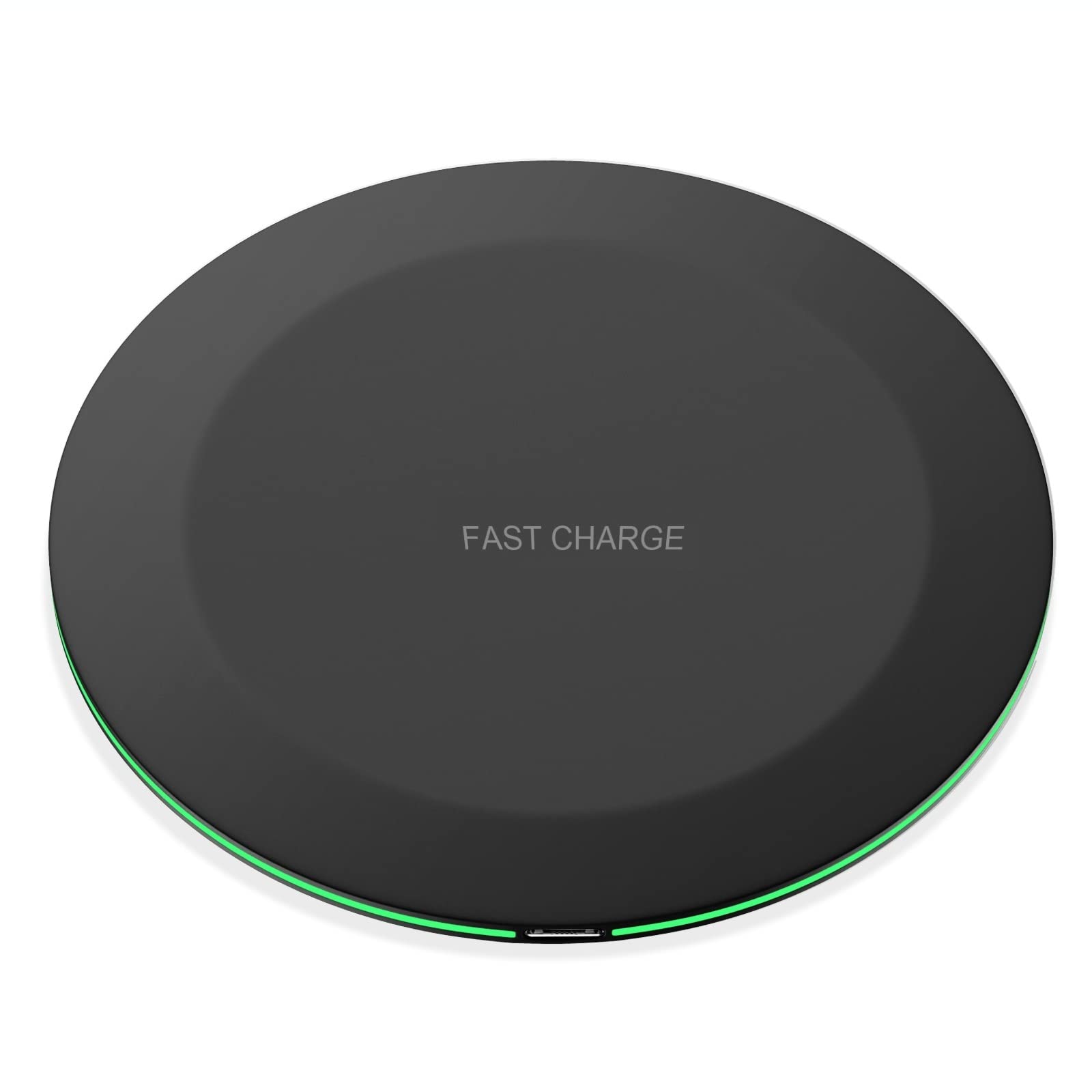 Fast Wireless Charger 15W for Huawei Mate 40 Pro 4G - Qi Certified, Stable Charging, Compatible with Most Cases (Black) | Perfect for Home, Office, and Car Use