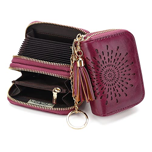 B-PURPLISH-RED-2（double zip）