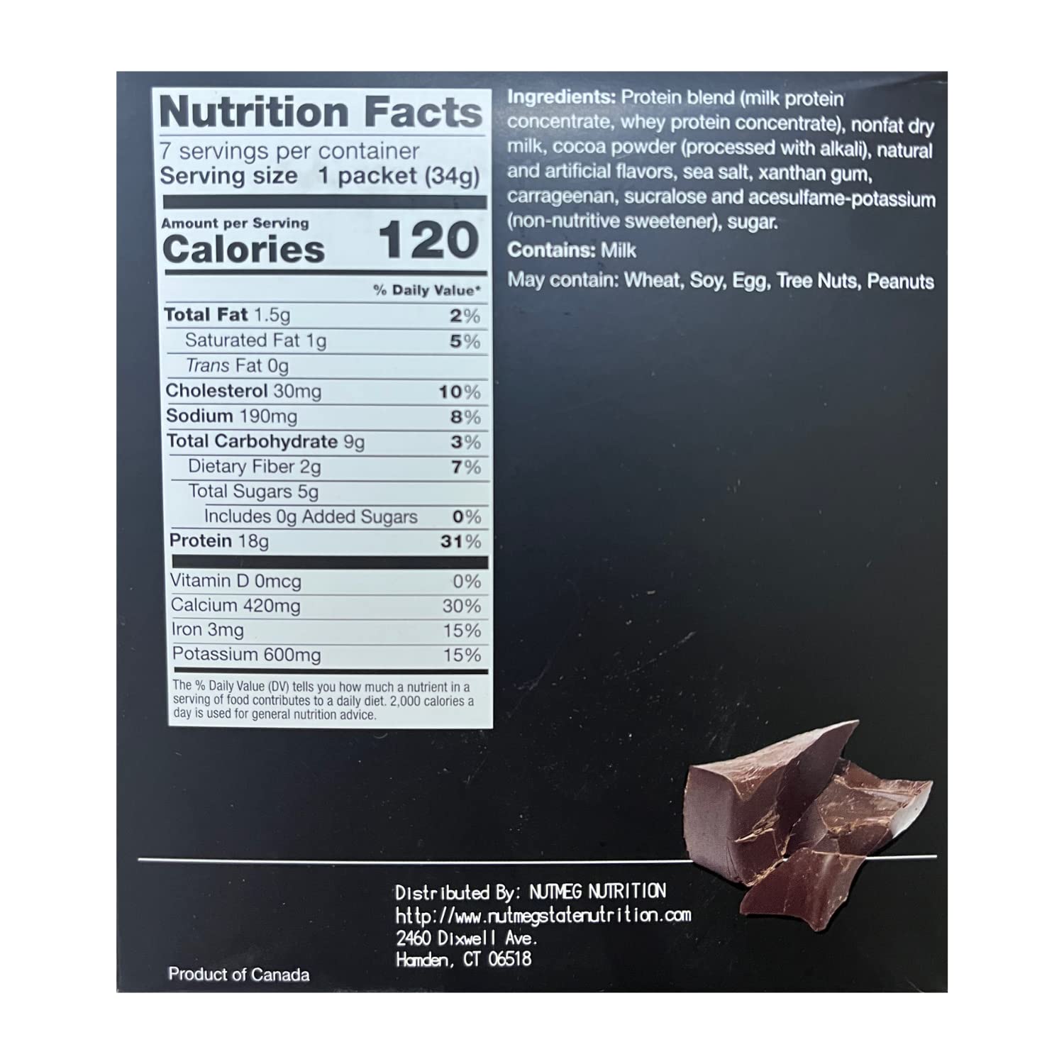 High Protein Hot or Cold Chocolate Drink Mix 2 Pack - 18g Protein, Low Fat, Low Carb, Low Sugar, Ideal Protein Compatible - Perfect for Post-Workout Recovery, Weight Management & Healthy Lifestyle