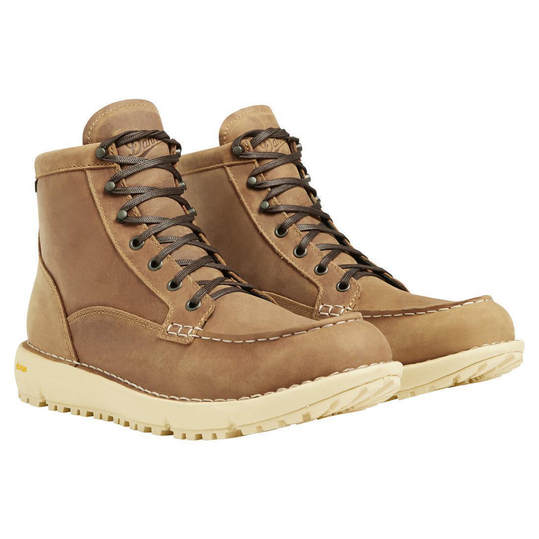 Men's Logger Moc 917 GTX Boot in Bone Brown - Waterproof Hiking & Outdoor Work Boots for Men - Durable Comfort for Hunting, Construction & Heavy Duty Use