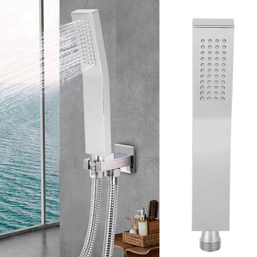 Premium High Pressure Handheld Shower Head - Square Thread Brass Shower Sprayer with Detachable Nozzle | Bathroom & Hotel Shower Accessories for Strong Water Flow & Relaxing Experience