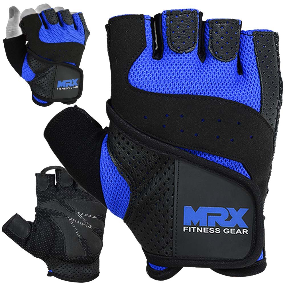 MRX Pro Series Weight Lifting Gloves for Men & Women - Breathable Gym Workout Gloves for CrossFit, Bodybuilding & Fitness Training - Ideal for Weightlifting, Powerlifting & Strength Training