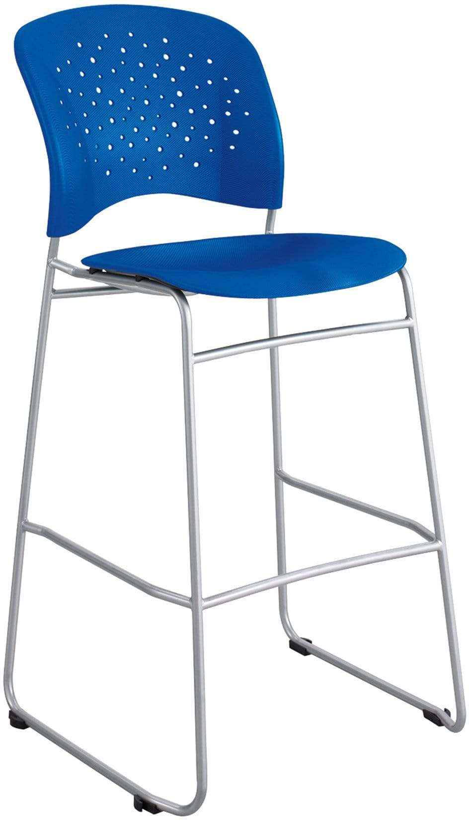 Reve™ Bistro Height Chair with Round Back [6806BL] - Perfect for Kitchen, Dining Room, and Cafe Style Decor