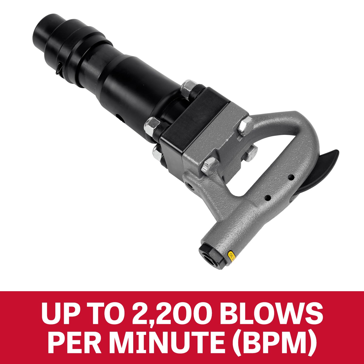 JET 4-Bolt Chipping Hammer with 3