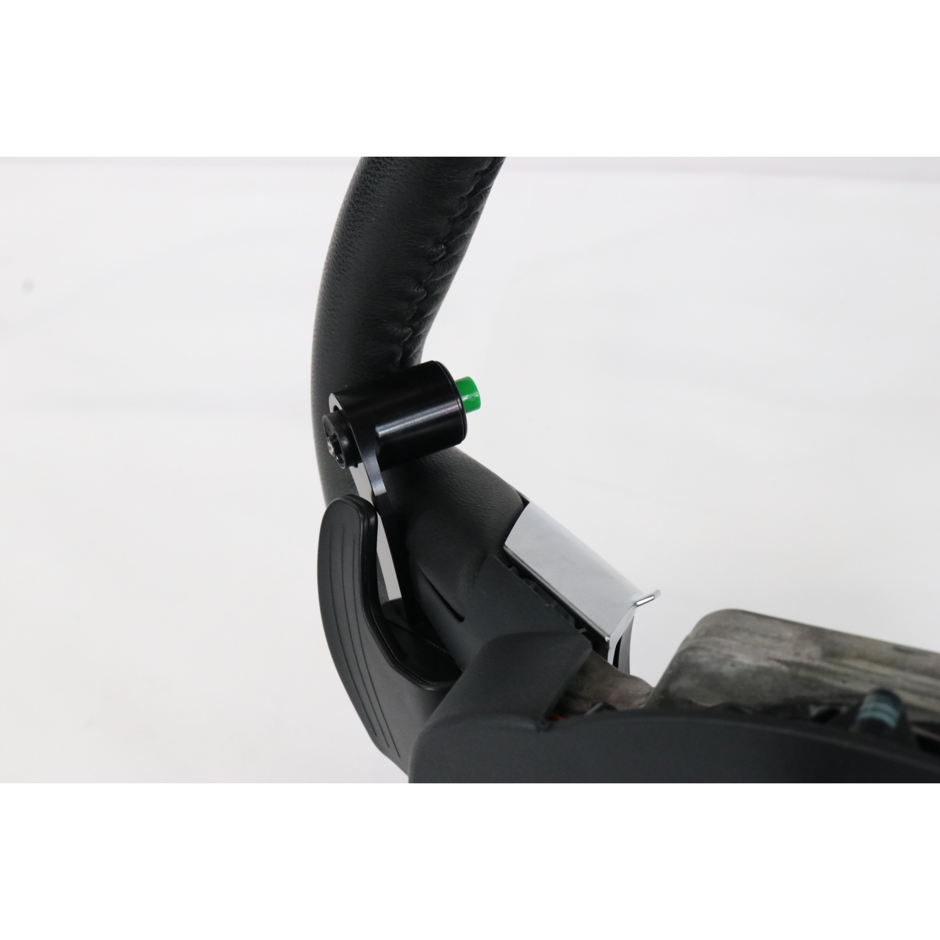 Black Anodized S550 Steering Wheel Button Bracket - Compatible with Ford Mustang S550 Models (Part #1500015) | Easy Installation & Enhanced Driving Control for Racing & Daily Commute