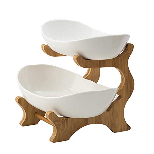 3-Tier Plastic Fruit Basket Bowl - Multi-Purpose Snack & Nut Organizer for Kitchen Countertop - Durable Fruit Tray for Fruits, Nuts, Dry Fruits & Snacks (Color A) - Perfect for Party Serving, Kitchen Storage & Dining Table Decor
