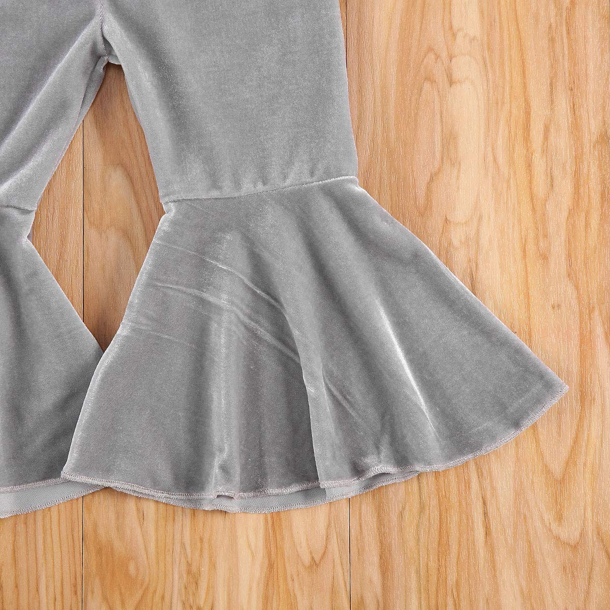 Toddler Bell Bottom Pants for Baby Girls - Soft Ruffle Leggings & Flare Trousers | Cute Playtime & Photo Outfit