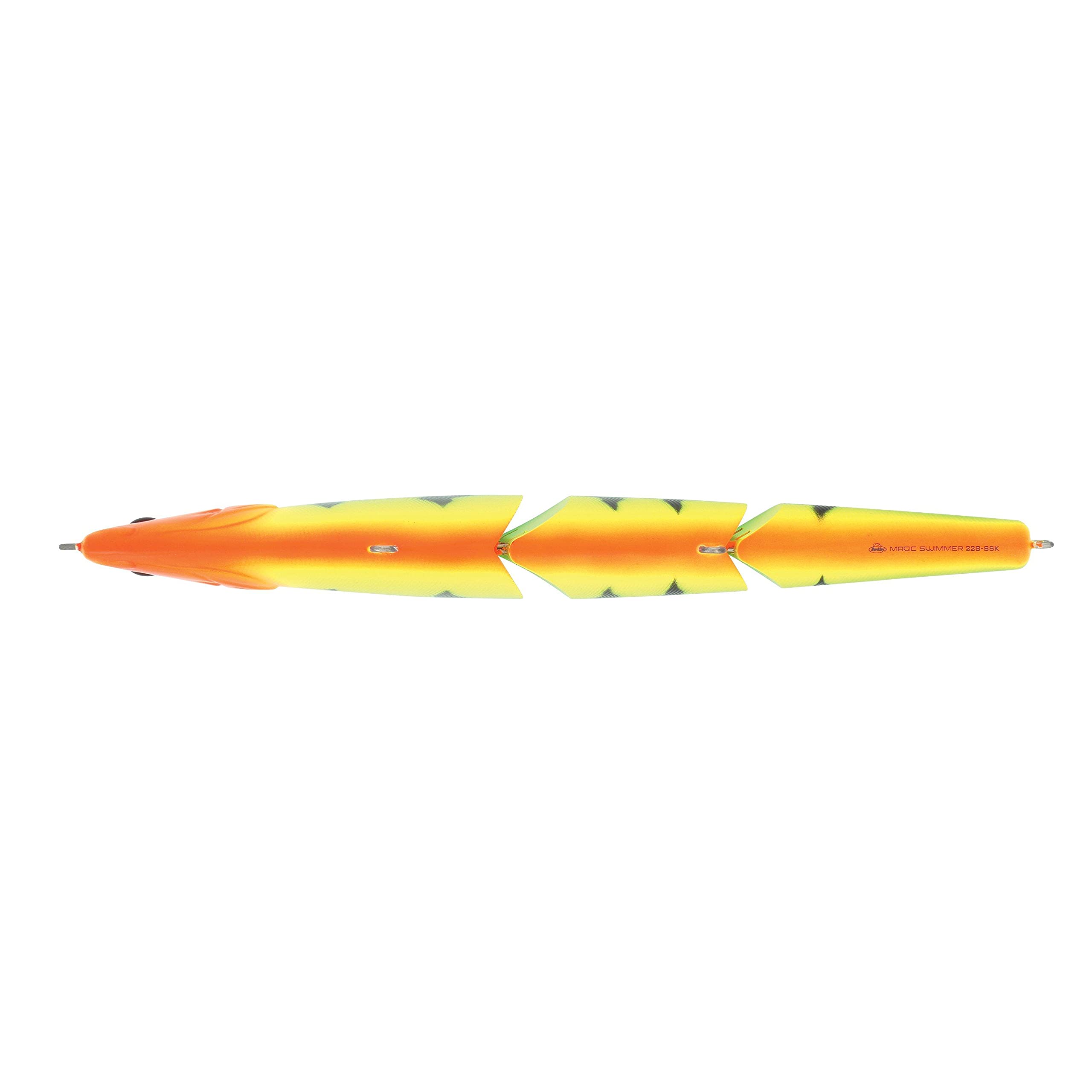 Berkley Magic Swimmer Fishing Lure - Premium Hard Bait for Bass, Trout & Walleye - Realistic Swimming Action for Freshwater & Saltwater Fishing - Perfect for Casting, Trolling & Shore Fishing