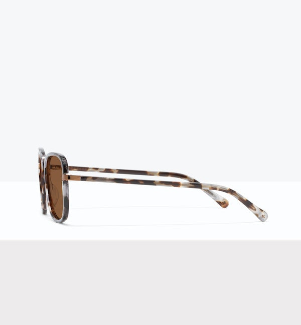 Stylish Cloudy Sunglasses for Women & Men - UV Protection Polarized Shades for Outdoor Activities, Driving, Beach & Travel - Trendy Aviator Sunglasses for Sun Protection & Fashion