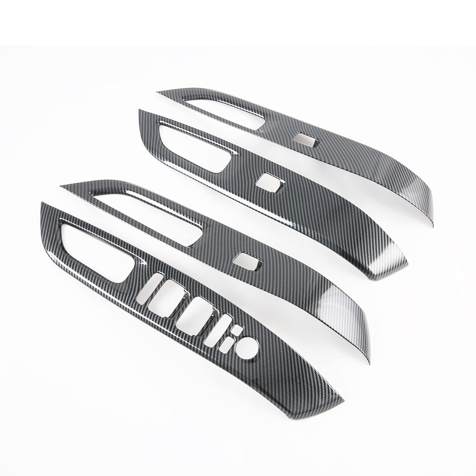 Hyundai Tucson 2021-2023 Door Window Switch Panel Cover Trim - 4pcs Interior Accessories for Left Hand Drive (LHD) - Perfect for Car Interior Upgrade & Replacement Parts