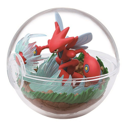 Pokemon Terrarium Collection - 8 Re-Ment 3 Inch Miniature Collectible Figures for Home Decor, Office Display & Anime Fans - Perfect for Shelf Displays, Gift Giving & Pokemon Enthusiasts
