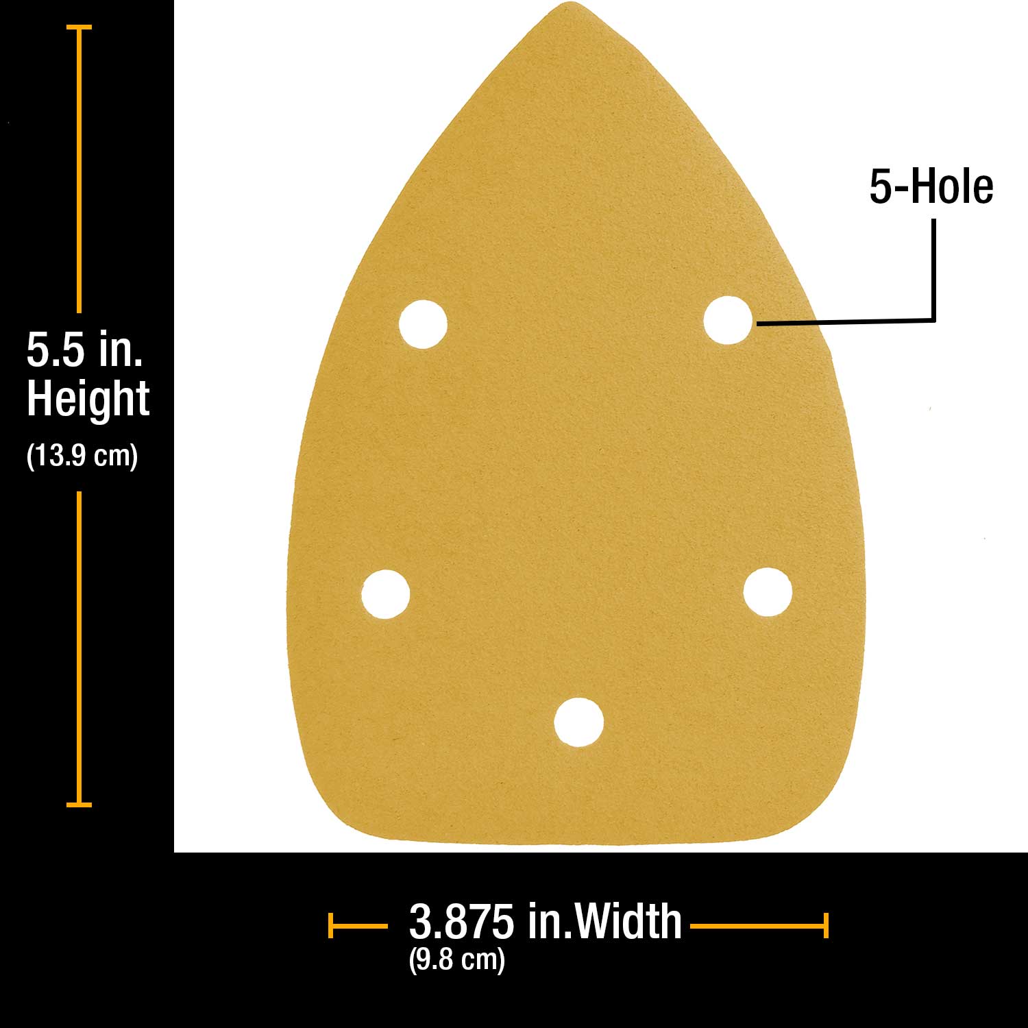 120 Grit 5 Hole Hook & Loop Sanding Discs for Mouse Sanders - 24 Pack | Ideal for Woodworking, Metal Polishing & DIY Home Projects
