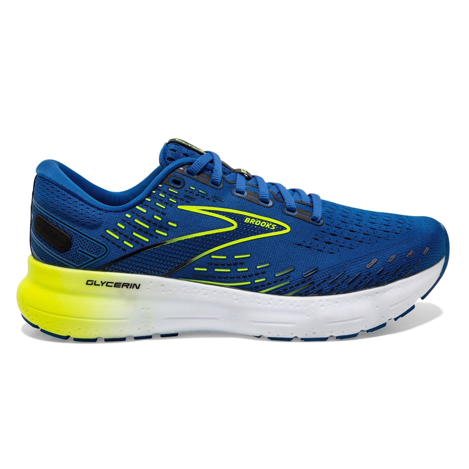 Men's Glycerin 20 Running Shoes - Lightweight Cushioned Sneakers for Men with Breathable Mesh - Perfect for Jogging, Gym Workouts & Daily Wear
