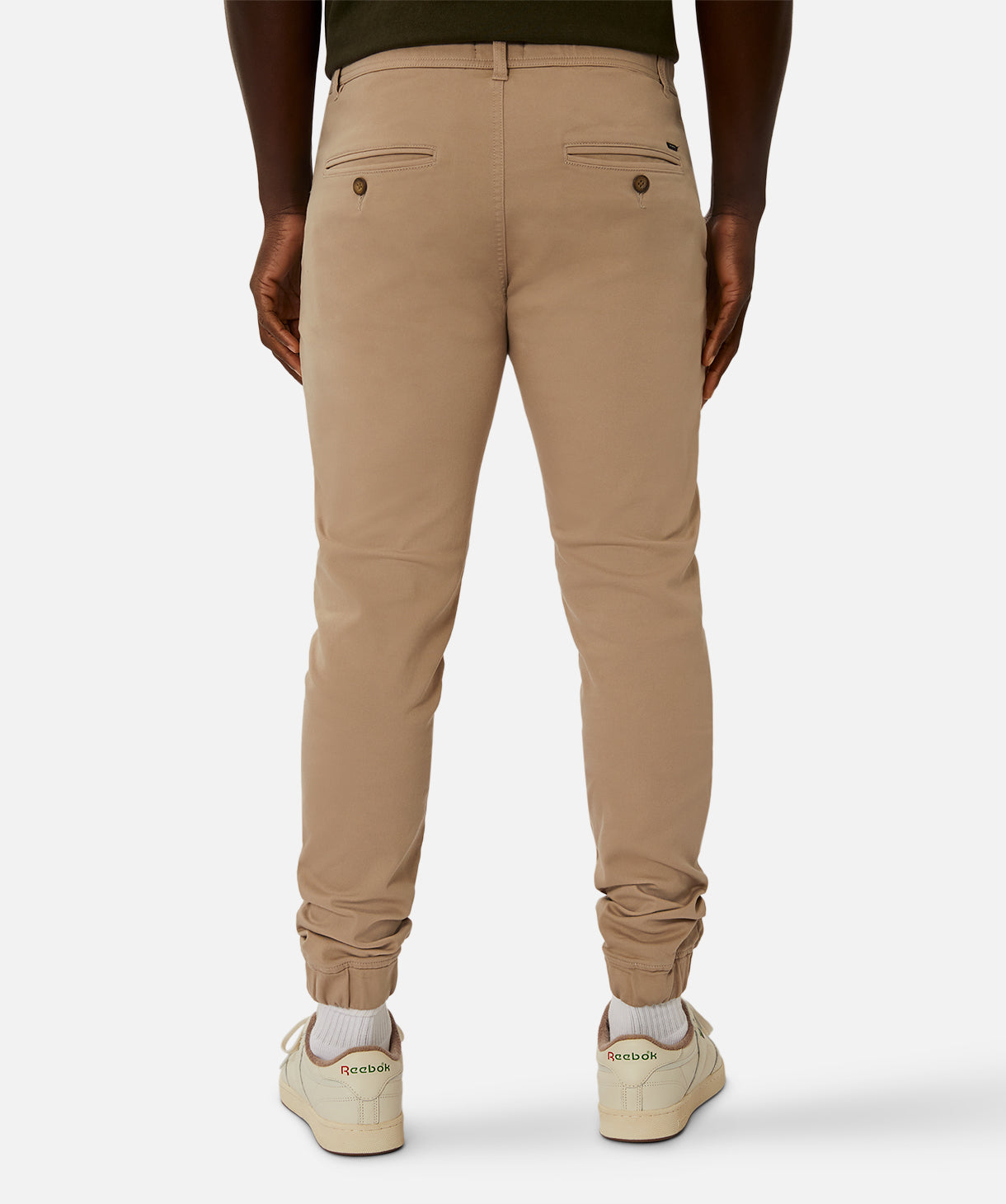 The Drifter Chino Pant for Men - Comfortable Slim Fit Stretch Stone Khaki Pants | Casual Office Wear & Travel Outfits