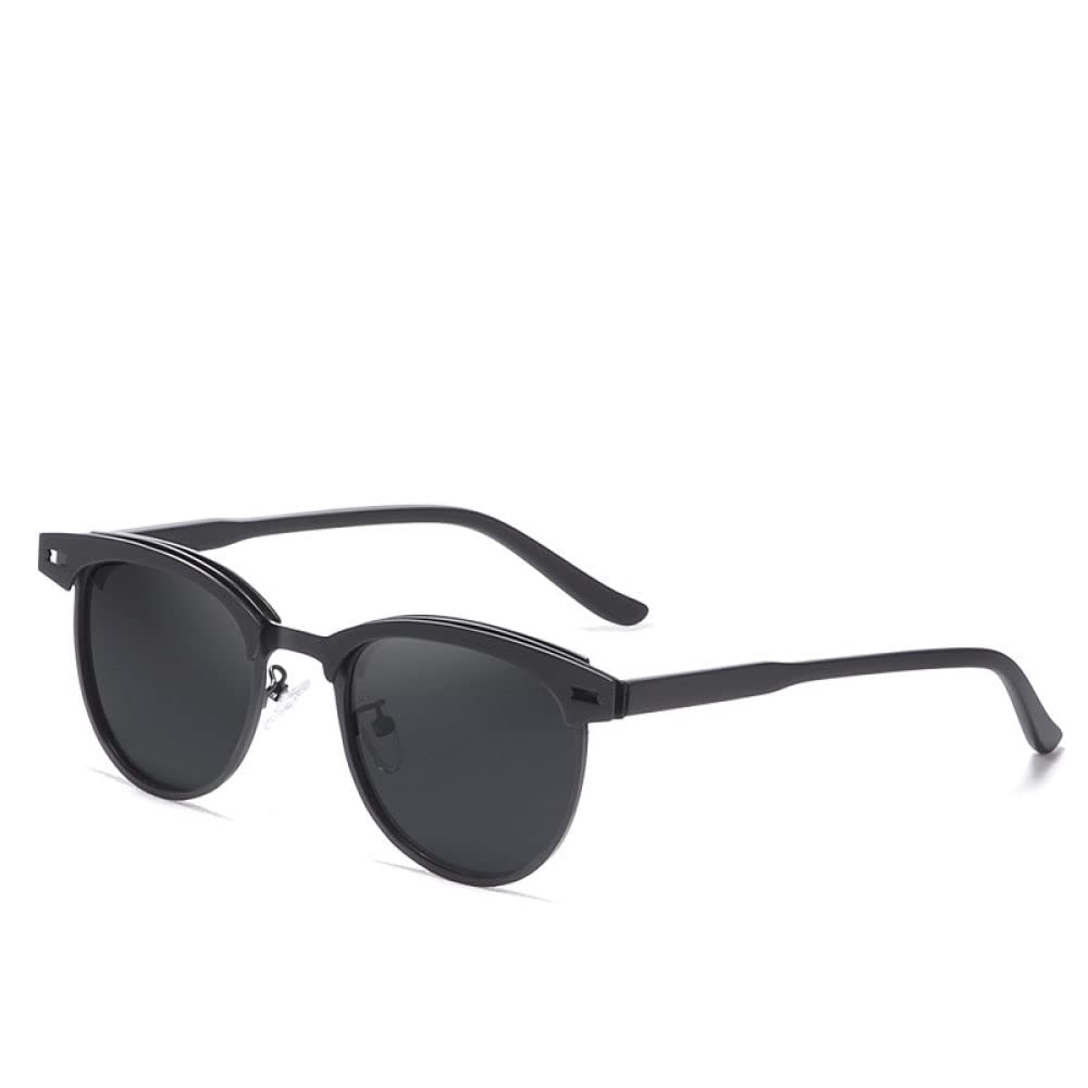 Polarized Metal Frame Men's Sunglasses - UV Protection, Lightweight & Durable Crystal Hinges - Unisex Fashion Eyewear for Driving, Beach & Outdoor Activities
