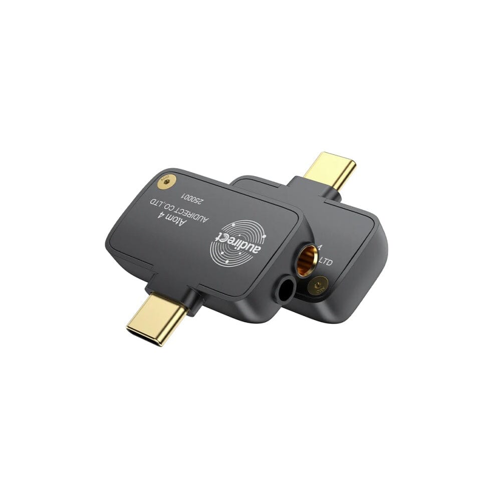 Audirect Atom4 ESS9281AC Pro Portable USB DAC & AMP - High-Resolution Audio Converter for Smartphones, Laptops - Perfect for Music Lovers, Gamers & Audiophiles