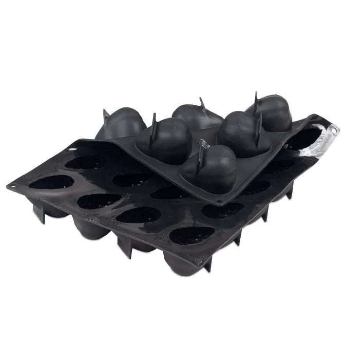 Pavoni 3D Silicone Mold - 20 Cavity Strawberry (Tuttifrutti Fragola) Shapes for Chocolate, Candy, Soap & Resin Crafts - Perfect for Baking, DIY & Home Decor