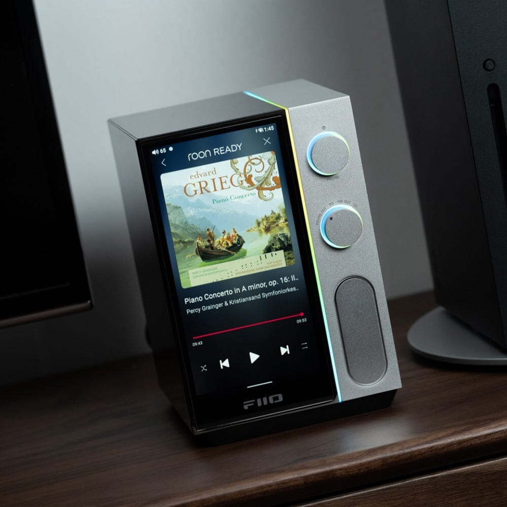 FiiO R9 Flagship Digital Media Streamer with Dual ES9038PRO DAC Chips - High-Resolution Audio Player for Home Theater & Studio Recording