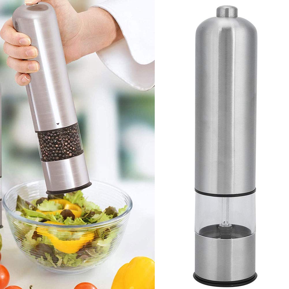 Premium Salt and Spice Grinder Set - Non-Toxic, Adjustable Coarseness for Freshly Ground Seasonings - Perfect for Home Kitchen, Cooking, Baking & Gourmet Meals