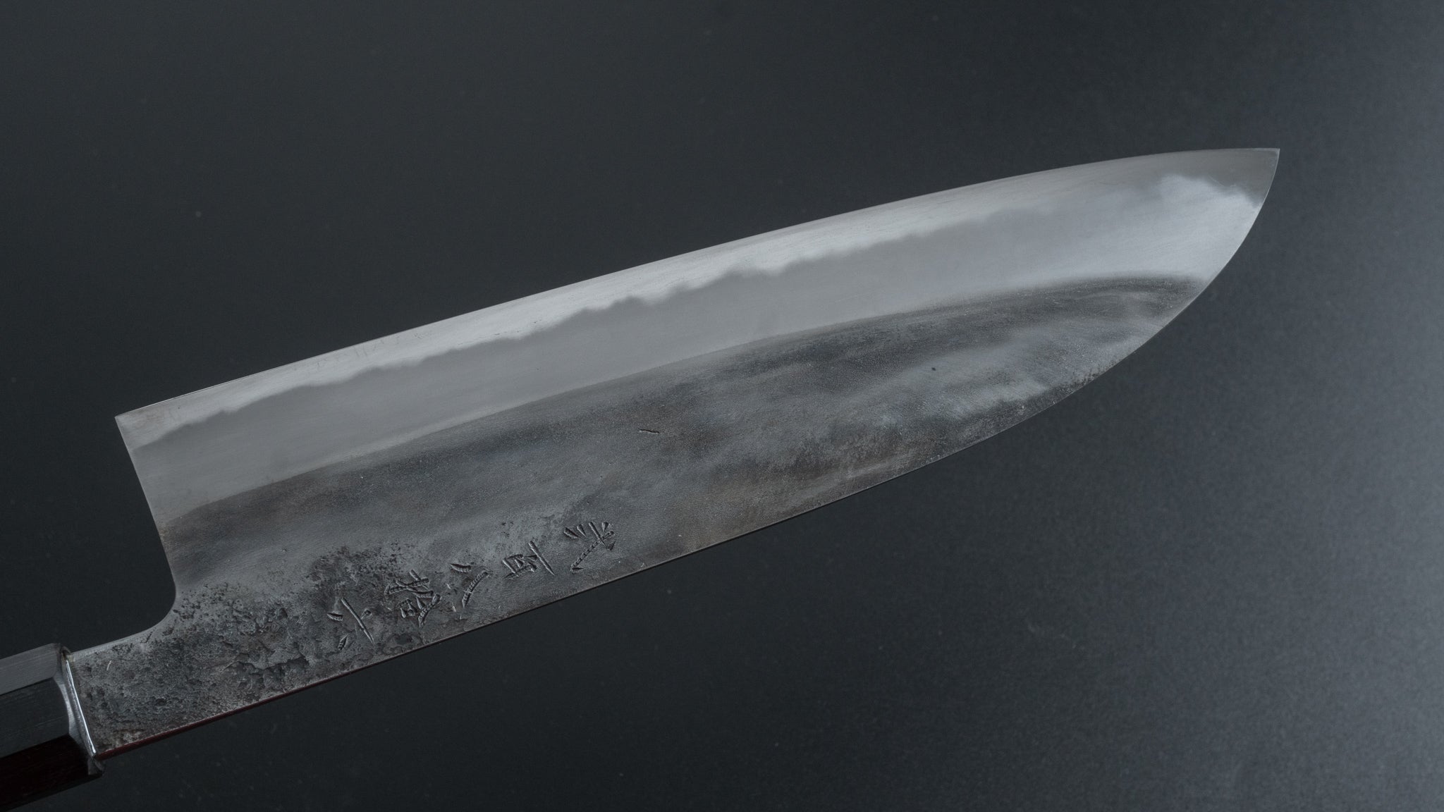 Premium Jiro Tsuchime Wa Gyuto 225mm Japanese Chef Knife with Taihei Tagayasan Handle - Perfect for Sushi, Meat Cutting & Professional Kitchen Use