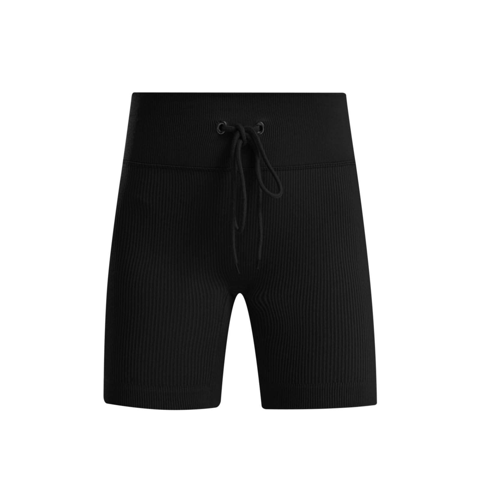 Women's High Waist Elastic Yoga Shorts - Solid Color Casual Fashion Pants for Workout, Lounge & Everyday Wear