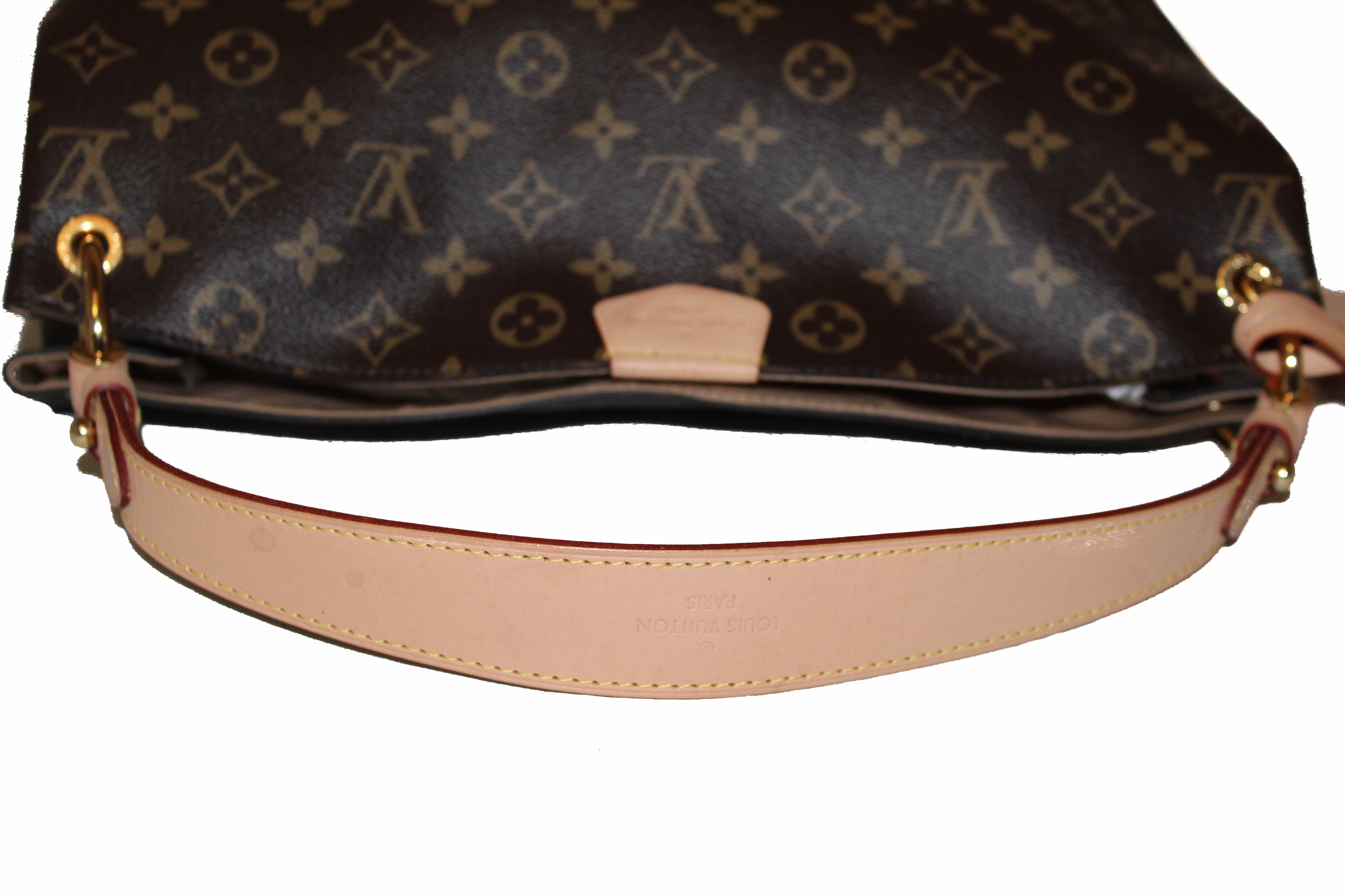 Authentic Louis Vuitton Graceful PM Monogram Canvas Hobo Shoulder Bag - Luxury Handbag for Women, Perfect for Work, Travel & Everyday Use