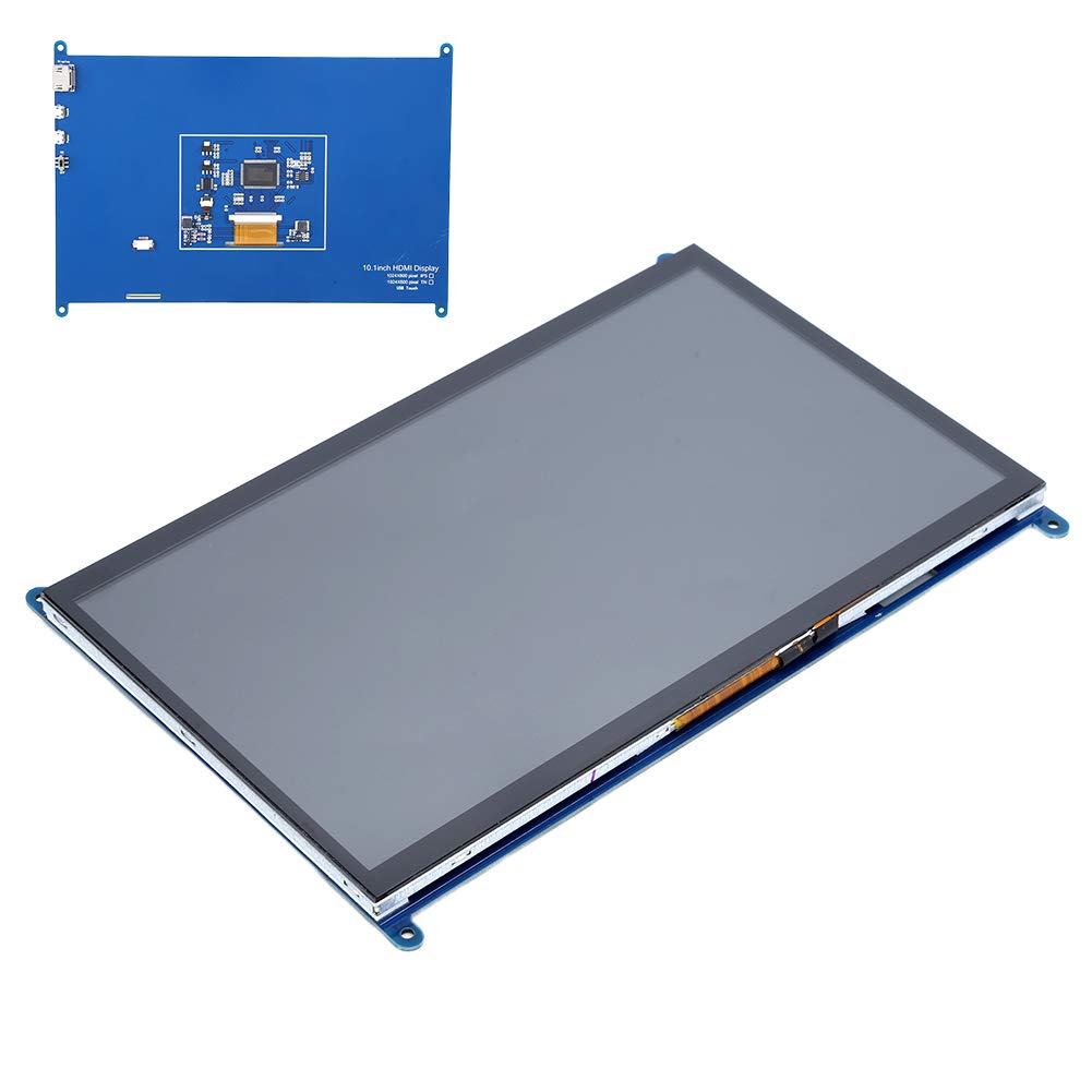 10 Inch FastUU Touchscreen LCD Monitor - HD 1024x600 Resolution, Wide Viewing Angle, HDMI & USB Ports - Computer Screen Replacement, Raspberry PI Compatible - Perfect for DIY Projects, Digital Signage & Smart Home Displays