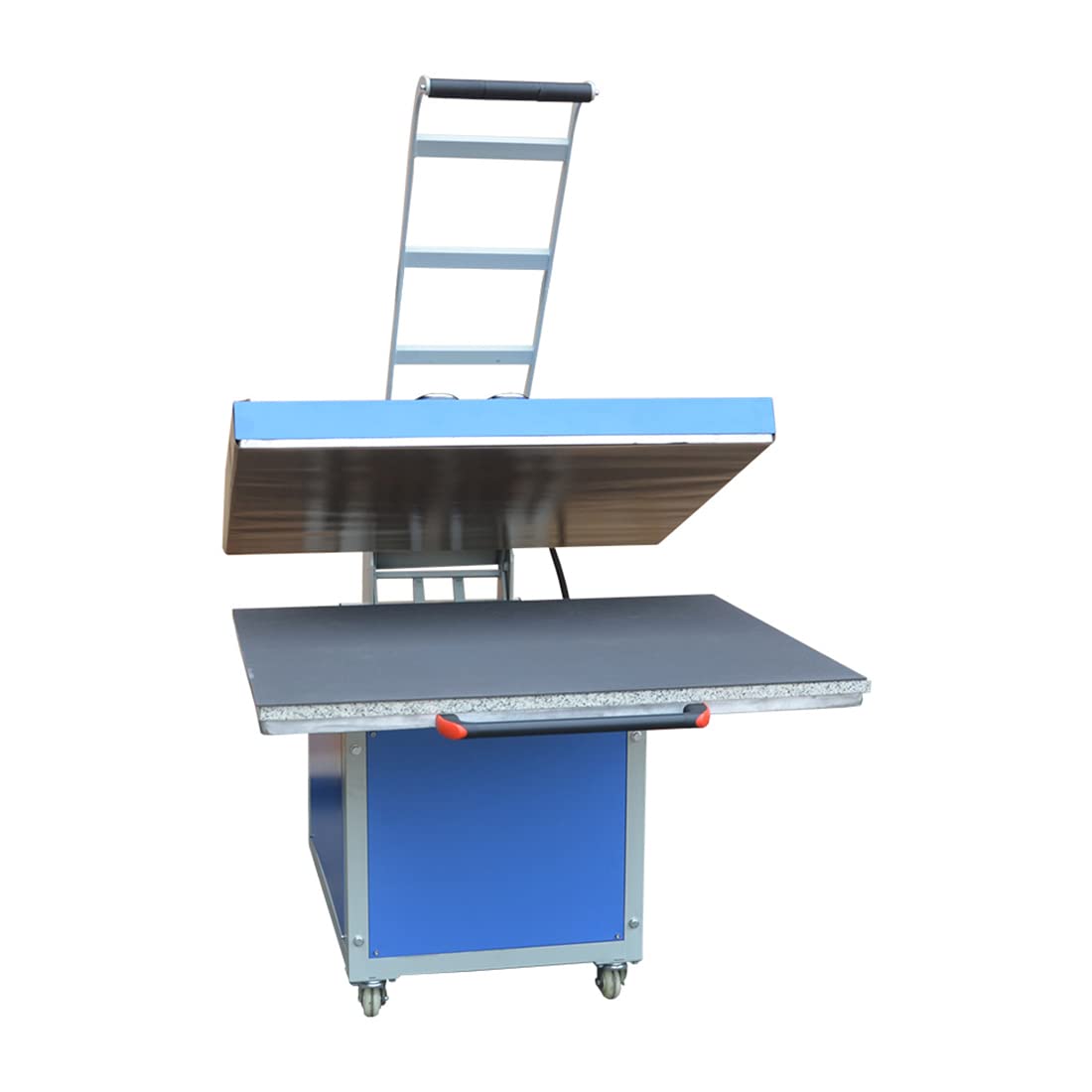 USA CALCA 39x47 Inch Large Format Heat Press Machine - Manual Operation Hand Force Textile Thermo Transfer Press for T-Shirts, Mugs & Hats - 220V 1P for Professional Garment Printing & DIY Crafts