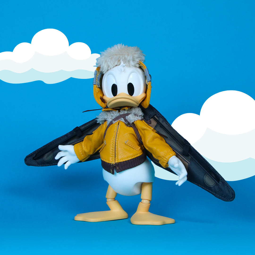 Disney Pilot Series - Donald Duck Pilot Figure | Collectible Disney Character Toy for Kids & Adults | Perfect for Display, Gifts, and Disney Collections
