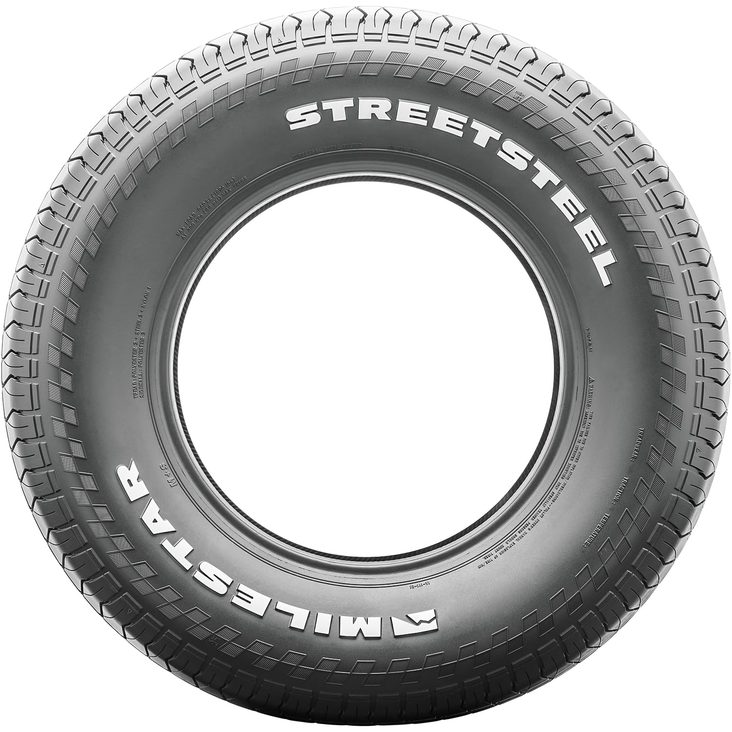 Milestar STREETSTEEL Touring Radial Tire - P245/60R15 100T | High Performance All-Season Car Tires for Smooth Ride & Durability | Perfect for Daily Commuting & Highway Driving
